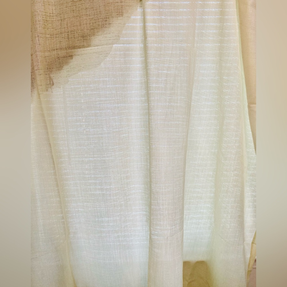 Curtains - off-white sheer